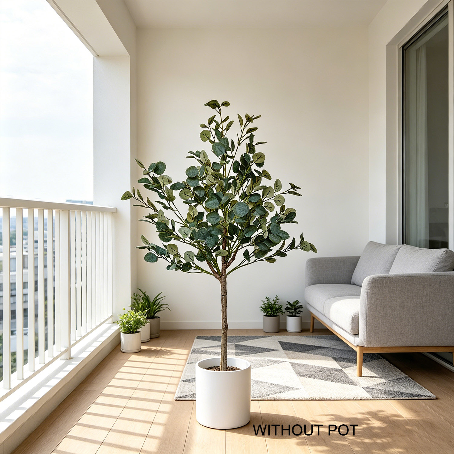 Dracaena Marginata - نبات أوكالبتوس صناعي بطول 140 سم