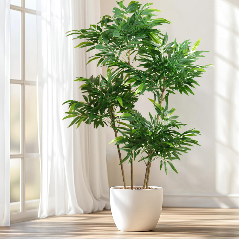 نباتات نخيل اصطناعية كبيرة بطو - مراجعة Dracaena Marginata وسعره
